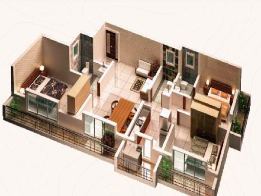 3 BHK Flat In Dhanlaxmi Dhananjay Hill View For Sale  In Nalasopara West