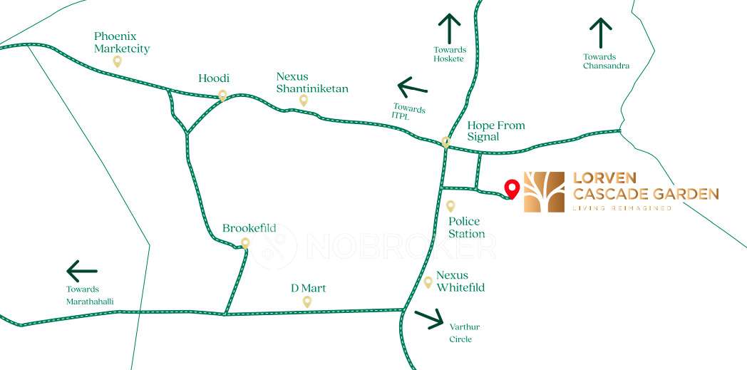 3 BHK Flat In Lorven Cascade Garden For Sale  In Whitefield