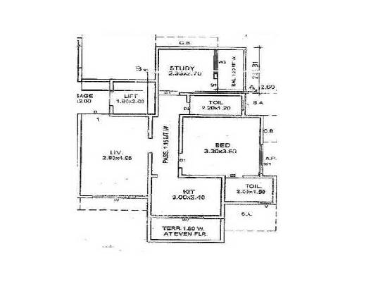 2 BHK Flat In Swaraj Heights For Sale  In Kalyan West