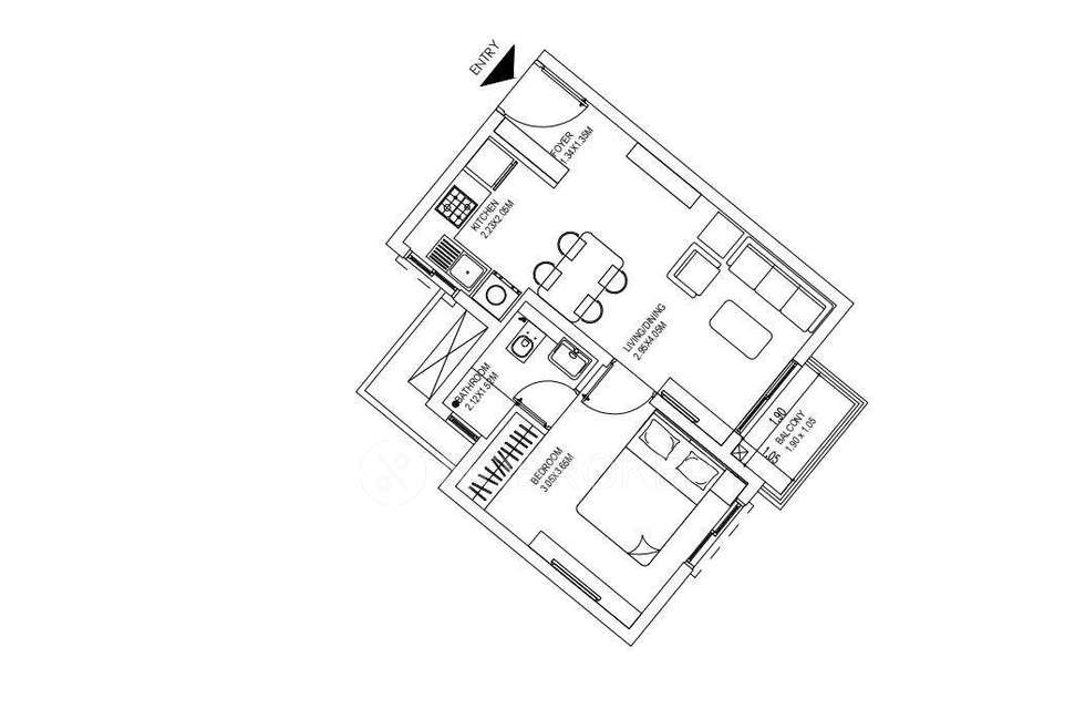 1 BHK Flat In Brigade Ivory, Devanahalli For Sale  In Brigade Orchards
