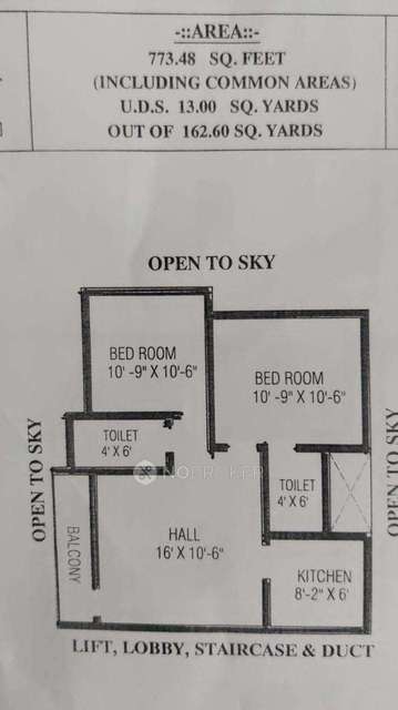 2 BHK Flat For Sale  In Toli Chowki