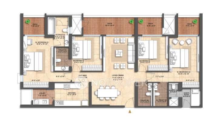 4 BHK Flat In Lodha New Cuffe Parade For Sale  In Wadala East