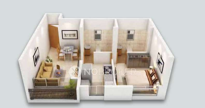 1 BHK Flat In Dosti Nest For Sale  In Thane West