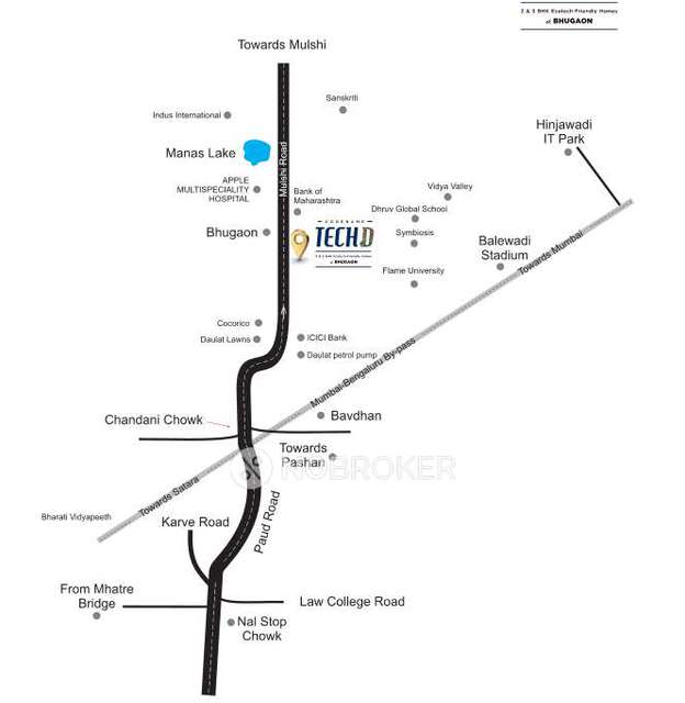 2 BHK Flat In Codename Techd For Sale  In Bavdhan