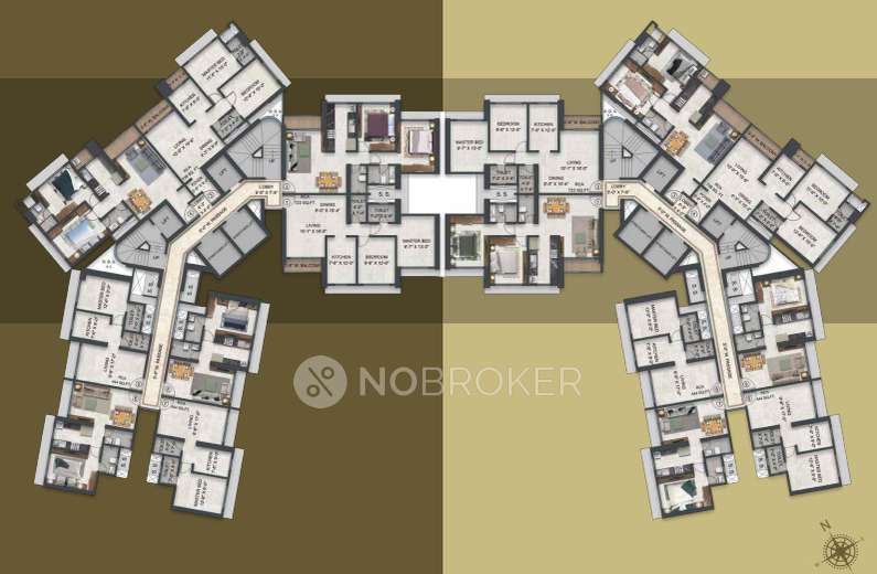 2 BHK Flat In Jha Sky Aurum For Sale  In Mira Road