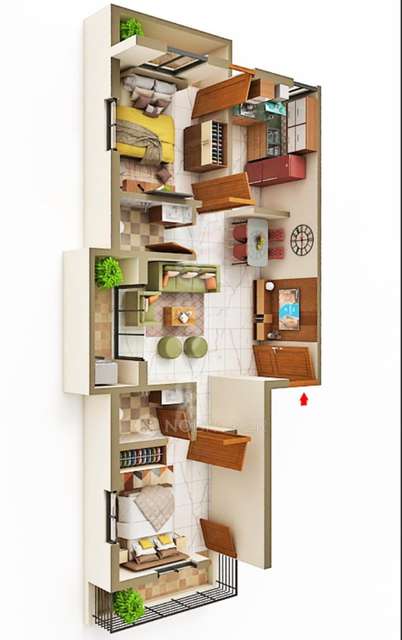 2 BHK Flat In Vamadev Homes For Sale  In Eb Colony