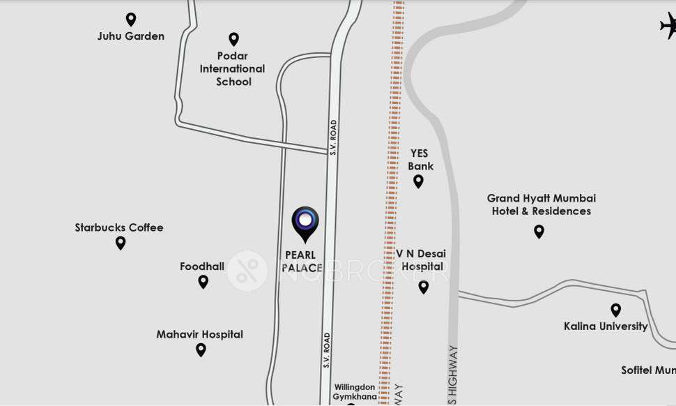 3 BHK Flat In Pranav Pearl Palace For Sale  In Santacruz West