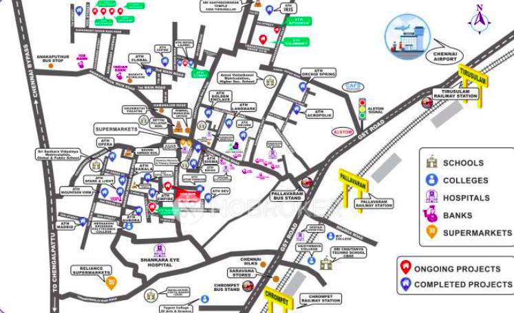 2 BHK Flat In Asset Ath Shine For Sale  In Pammal