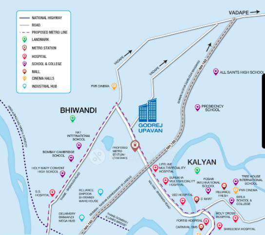 1 BHK Flat In Godrej Upavan For Sale  In Bhiwandi