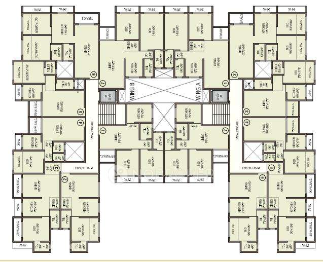 2 BHK Flat In Estquire Om Ganesh And Ashopalav Chsl For Sale  In Nalasopara West