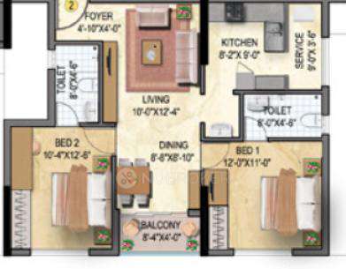 2 BHK Flat In Lml Sky Living For Sale  In Tambaram