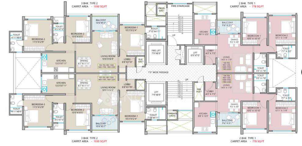 3 BHK Flat In Sankla West World For Sale  In Punawale