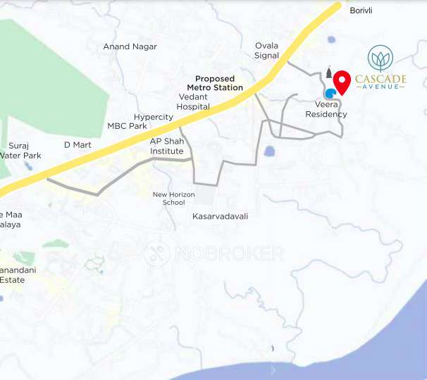 1 BHK Flat In Chirag Cascade Avenue Bellagio For Sale  In Thane