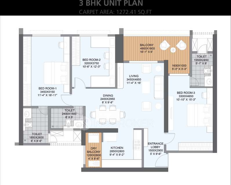 3 BHK Flat In Gk The Ridges 41 For Sale  In Hinjawadi