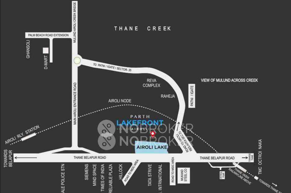 3 BHK Flat In Parth Lakefront For Sale  In Airoli