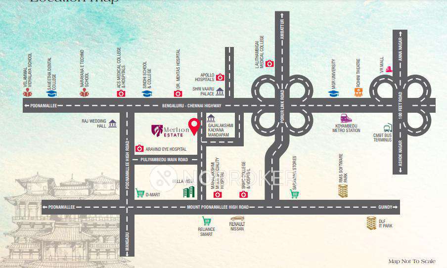 Plot For Sale  In Rld Merlion Estate In Vanagaram