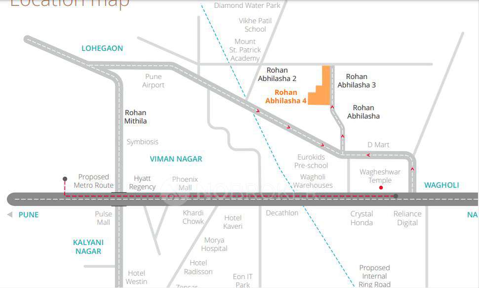 3 BHK Flat In Rohan Abhilasha For Sale  In Wagholi