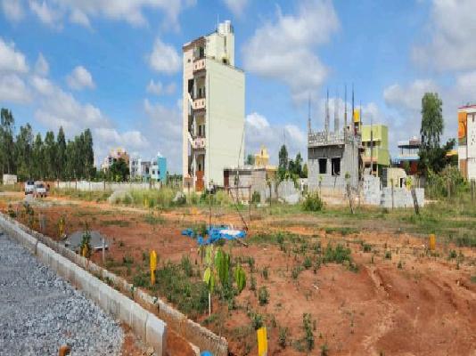 Plot For Sale  In Silver Sky Nisarga Residency  In Varthur Police Station