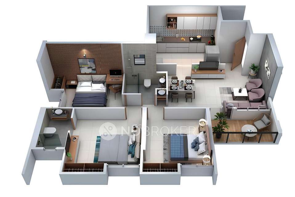 3 BHK Flat In Gini Vivante For Sale  In Ravet