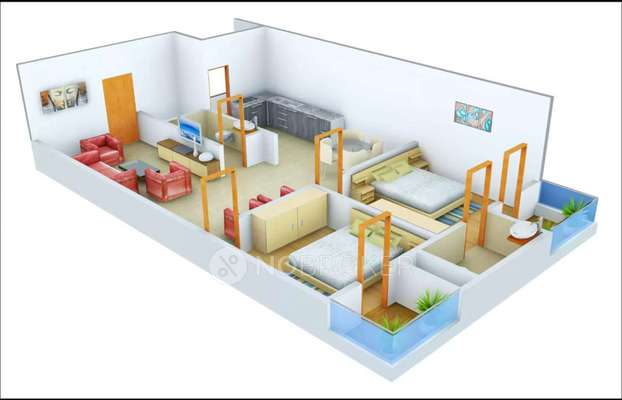 2 BHK Flat In Vmaks Heights Apartment For Sale  In Electronic City