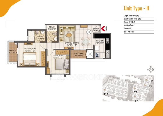 2 BHK Flat In Prestige Primerose Hills, Pavamanapura For Sale  In Pavamanapura
