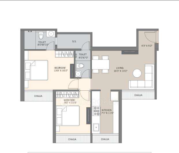 2 BHK Flat In Satyam Regents Park For Sale  In Kharghar