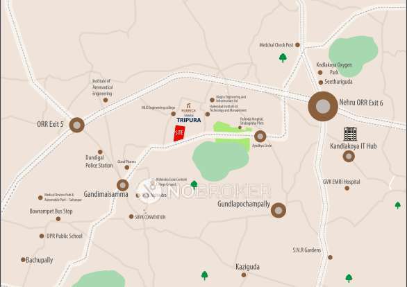 3 BHK Flat In Rubrick Sriven Tripura For Sale  In Gandi Maisamma