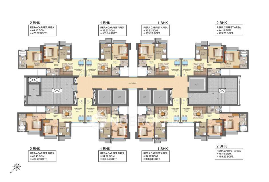 3 BHK Flat In Runwal Avenue For Sale  In  Kanjurmarg