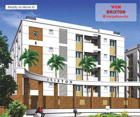 3 BHK Flat In Vgn Brixton for Rent  In Irungattukottai