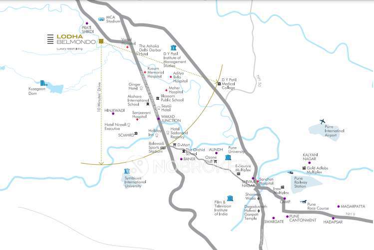 1 RK Flat In Lodha Belmondo For Sale  In Gahunje