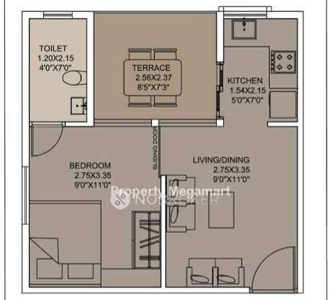 1 BHK Flat In Xrbia Abode For Sale  In Jambhul