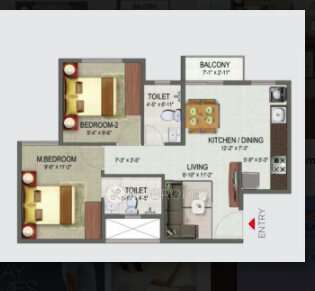 2 BHK Flat In Sowparnika Indradhanush For Sale  In Hoskote