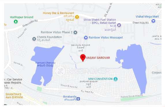 3 BHK Flat In Vasavi Sarovar For Sale  In Hitec City