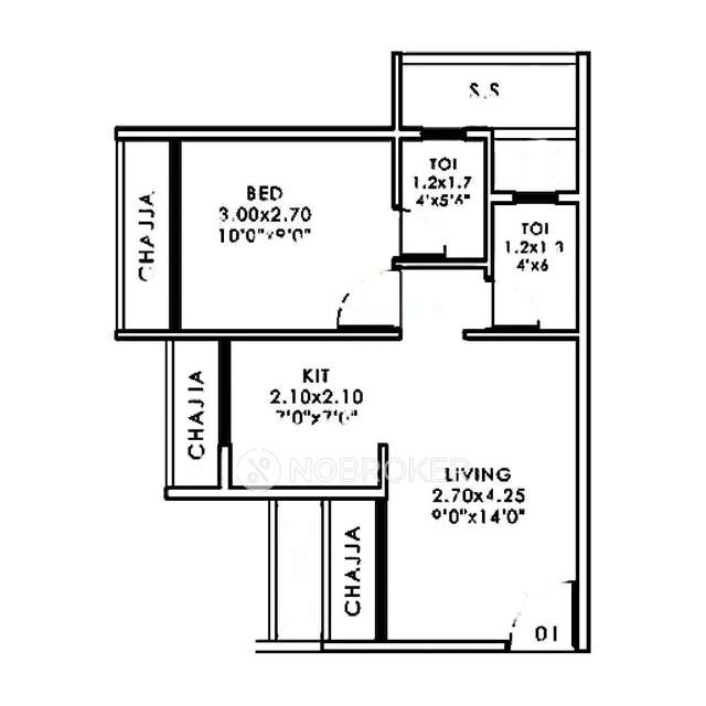 1 BHK Flat In Platinum Experio For Sale  In Roadpali Kalamboli