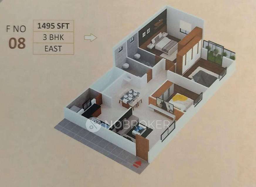 3 BHK Flat In My Homes Dreams For Sale  In Whitefield