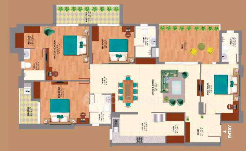 4 BHK Flat In Ashiana Amarah For Sale  In Sector 93