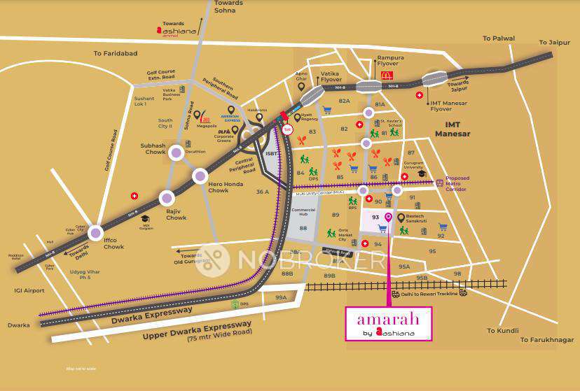 4 BHK Flat In Ashiana Amarah For Sale  In Sector 93