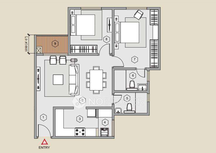 2 BHK Flat In Purva Celestial For Sale  In Devanahalli
