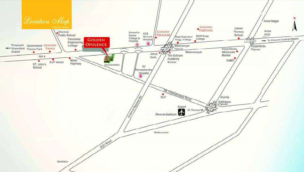 3 BHK Flat In Golden Opulence  For Sale  In Poonamallee