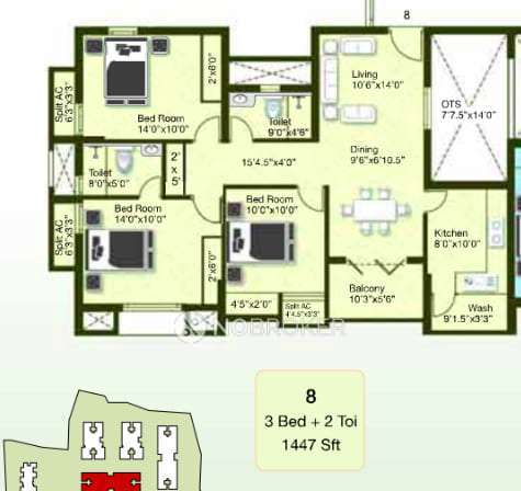3 BHK Flat In Golden Opulence  For Sale  In Poonamallee