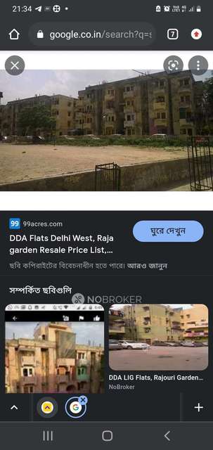 1 RK Flat In Shivaji Enclave For Sale  In Tagore Garden Extension
