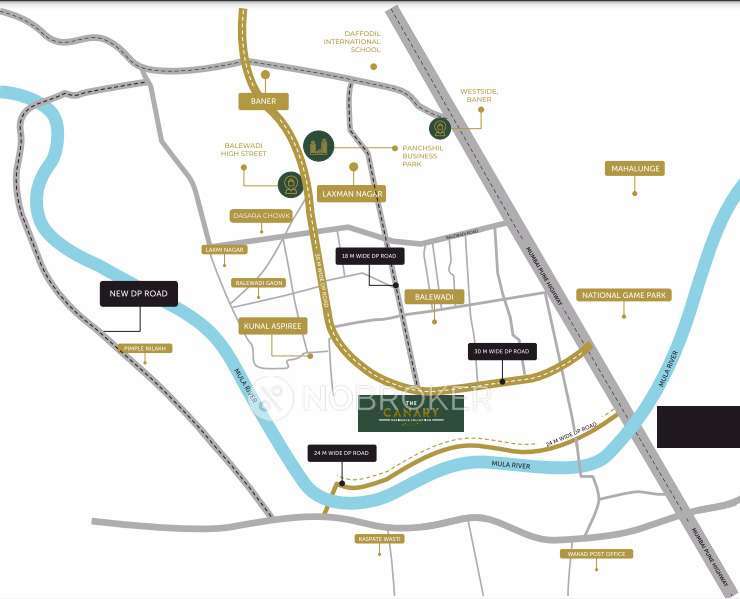 3 BHK Flat In Kunal The Canary For Sale  In Balewadi