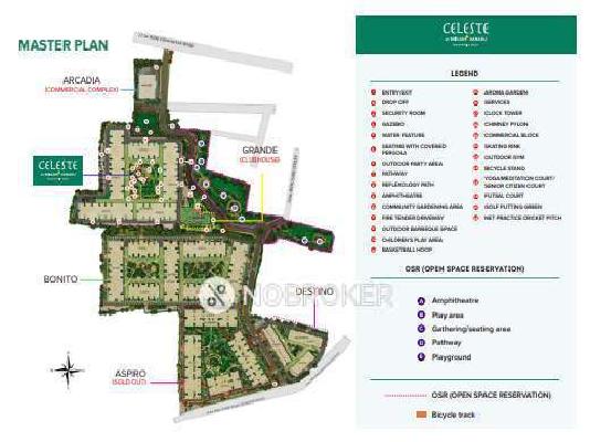 1 BHK Flat In Celeste  At Brigade For Sale near Nolambur