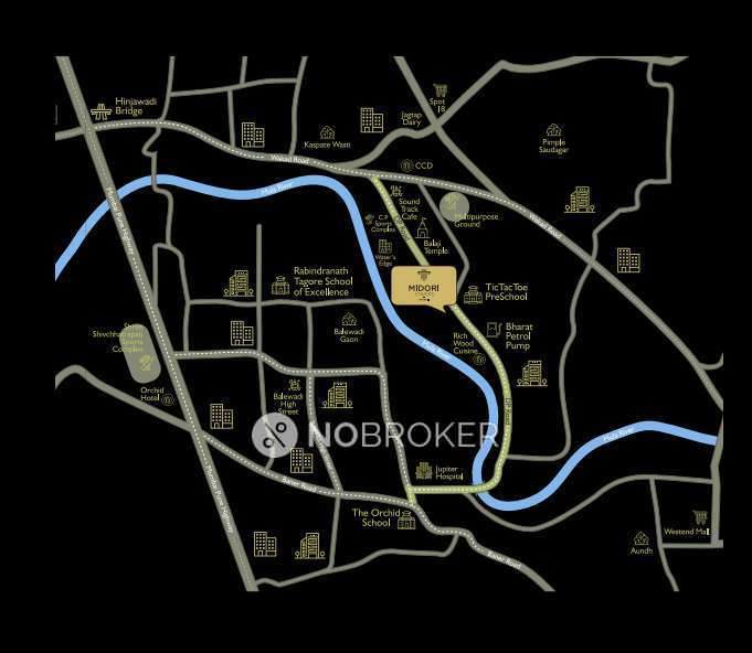 2 BHK Flat In Shree Venkatesh Midori Towers For Sale  In Pimple Nilakh 