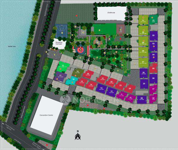 3 BHK Flat In Urbanrise The Lakes Edge For Sale  In Madhavaram