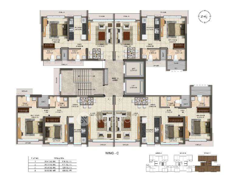 2 BHK Flat In Dharti Pressidio For Sale  In Kandivali West