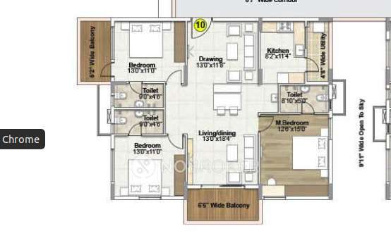 3 BHK Flat In Oorjita Vedant For Sale  In Narsingi