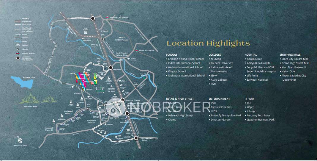 3 BHK Flat In Kolte Patil Life Republic Aros For Sale  In Punawale