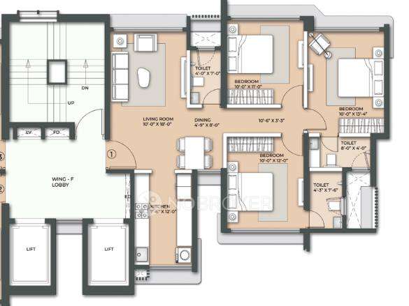 3 BHK Flat In Arkade Nest For Sale  In Mulund West