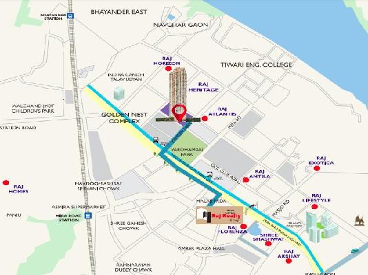 1 BHK Flat In Raj Heritage 2 For Sale  In Miraroad